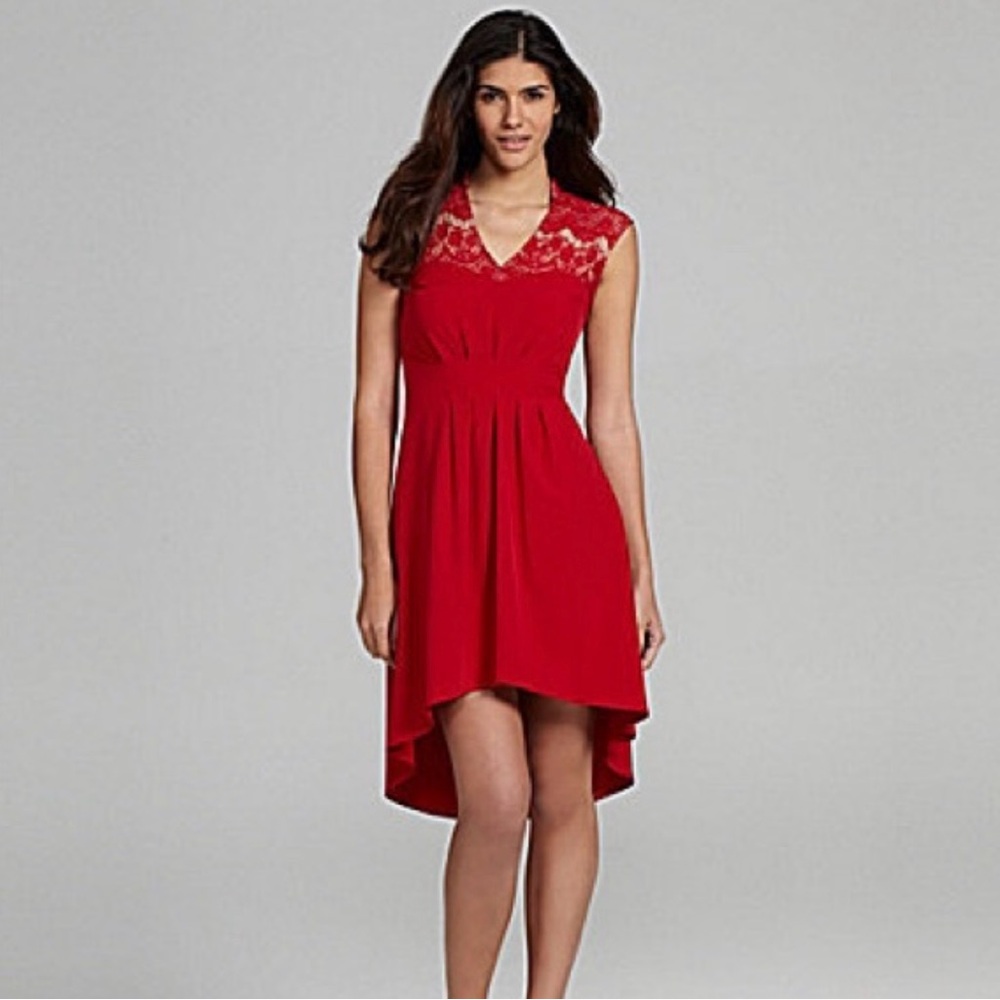 NWT Chelsea and Violet Hi Low Lace Lover Dress